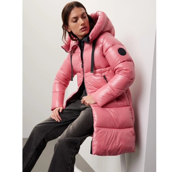 Save the Duck *NEW* Pink Isabel Hooded Puffer Coat - Picture 1 of 16